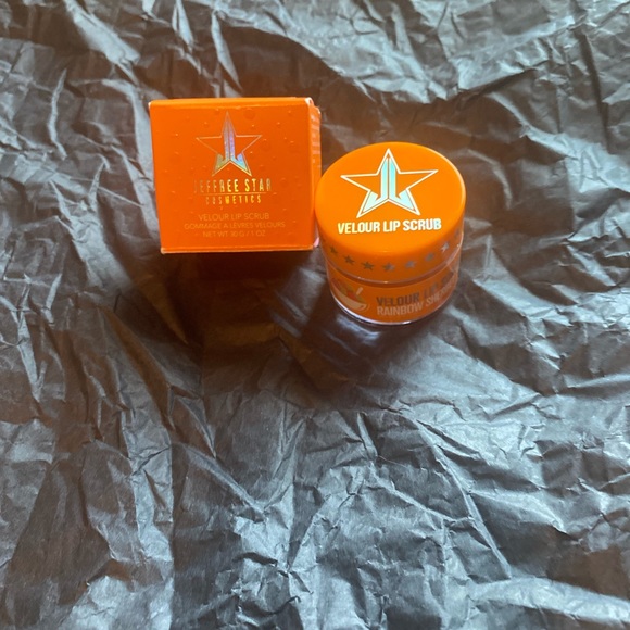 🌈NWT HP RAINBOW SHERBET” VELOUR LIP SCRUB, FROM 2018 SUMMER COLLECTION . JS🌈 - Picture 15 of 16